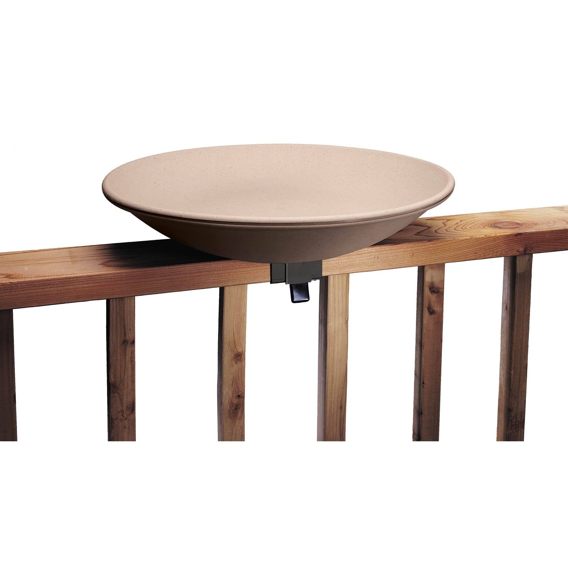 Allied Precision Deck Mounted Heated Bird Bath