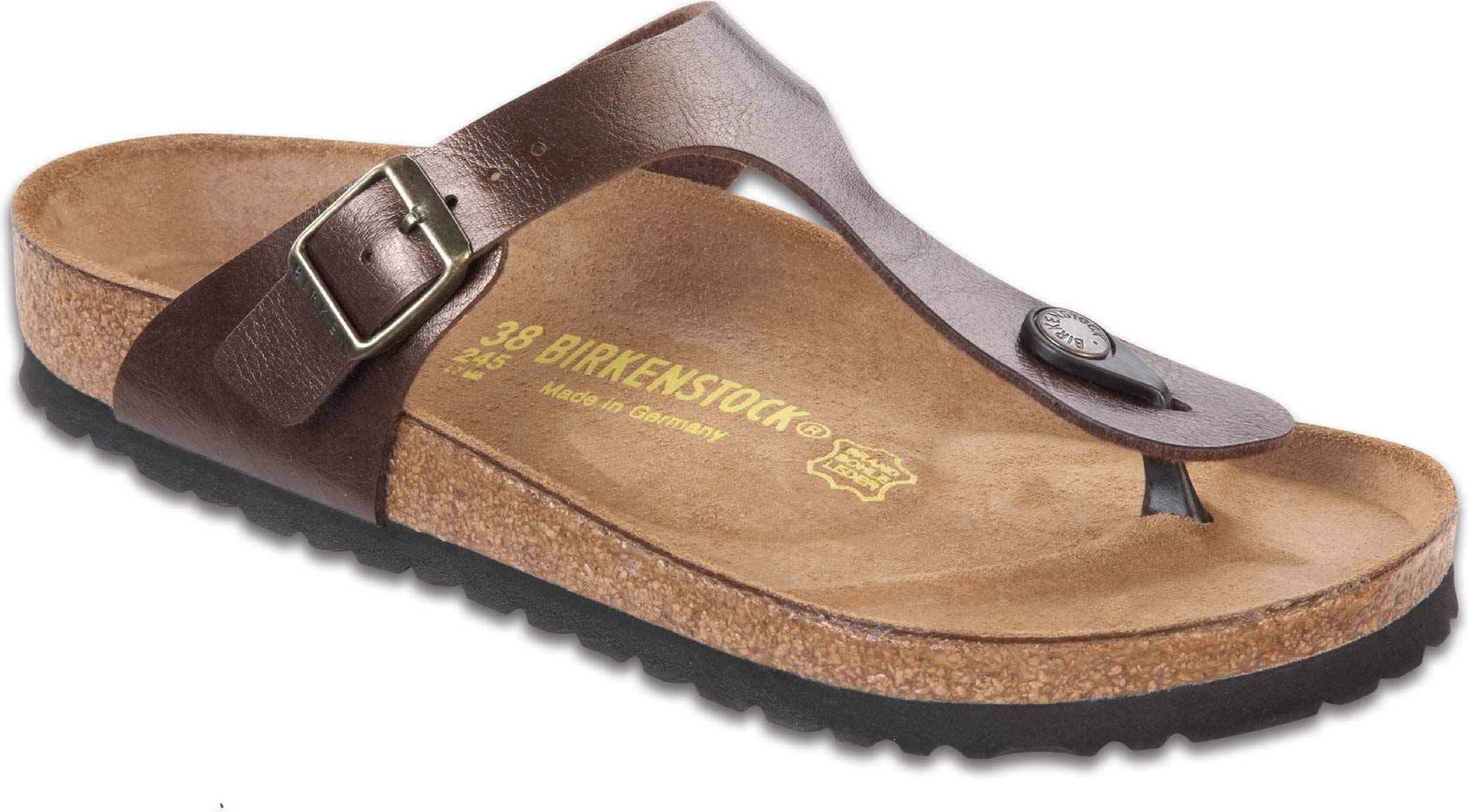Birkenstock Women's Gizeh Birko-Flor Sandals, Toffee, Size 38
