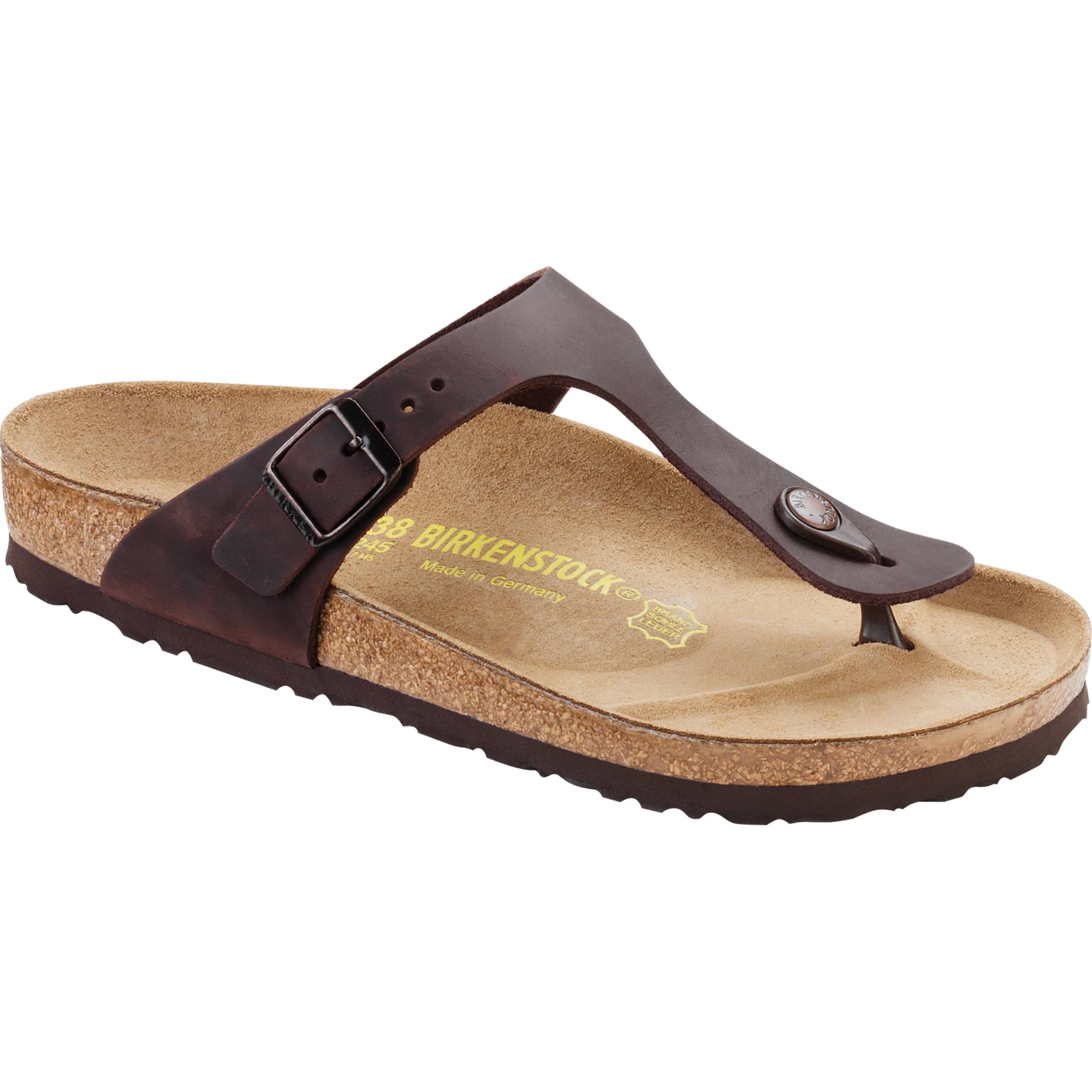 Birkenstock Women's Gizeh Habana Oiled Leather 38