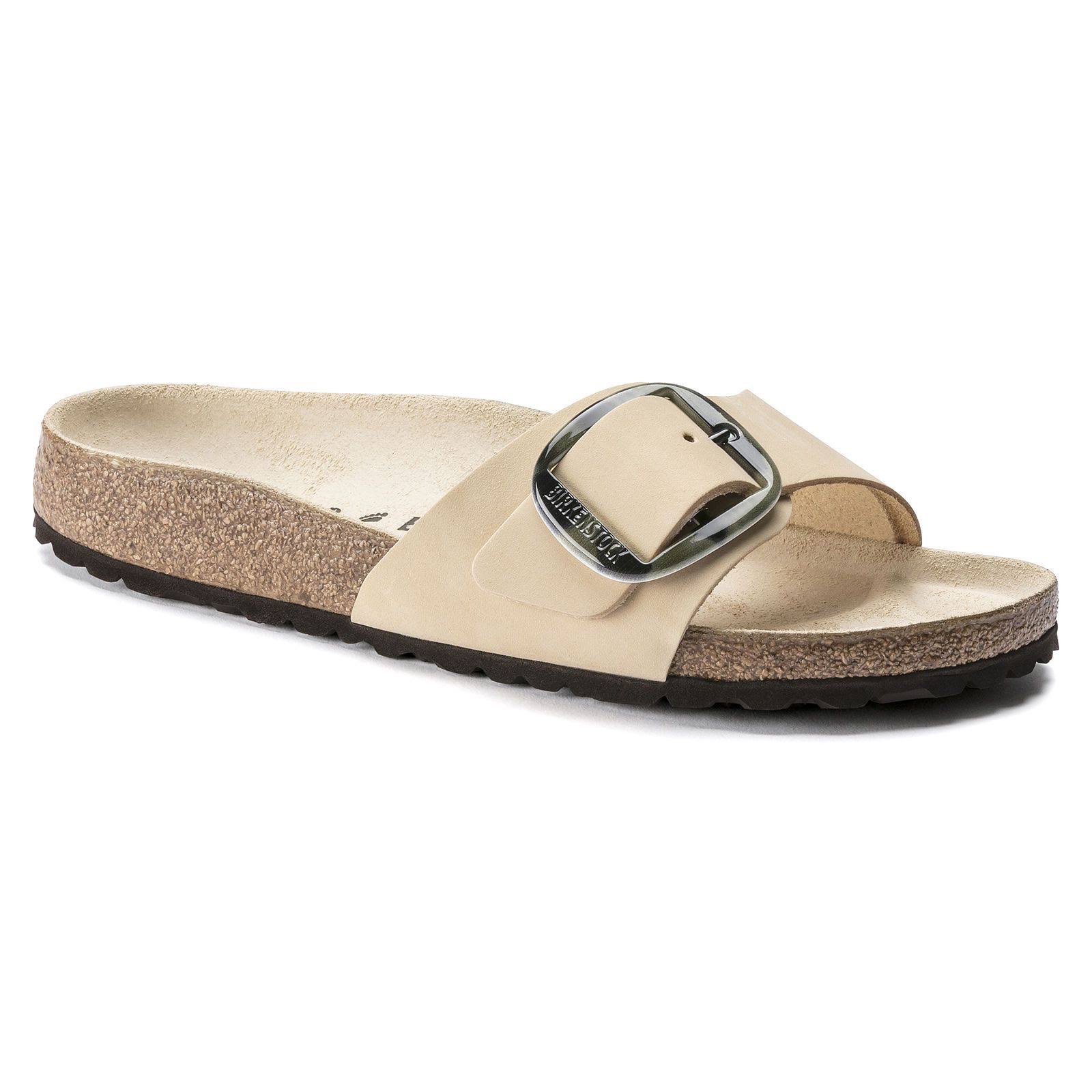 Birkenstock Madrid Torty Big Buckle Sandals Almond 40