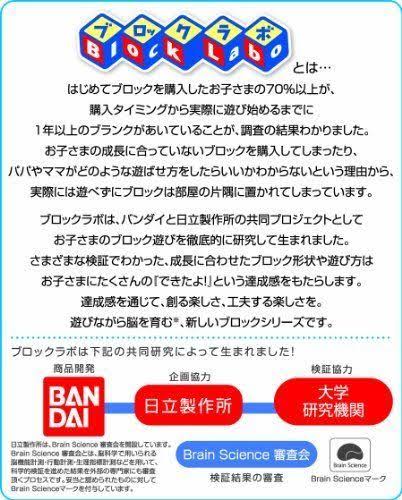 Anpanman Block Doll Play Set in conjunction with The Lab Block BlockLabo Anpanm.