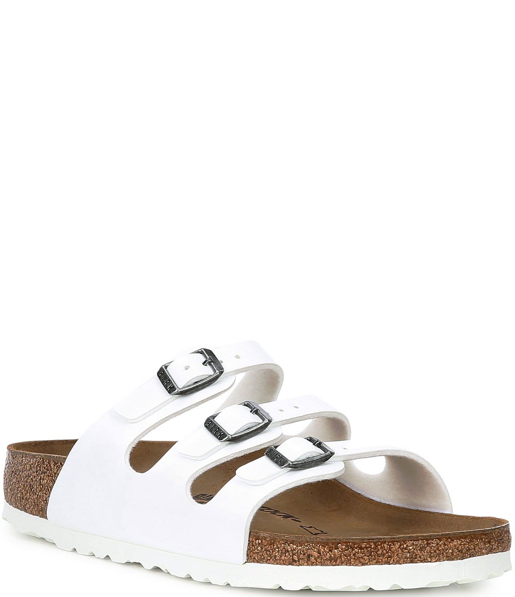 Birkenstock Florida Birko-Flor - White Size 40