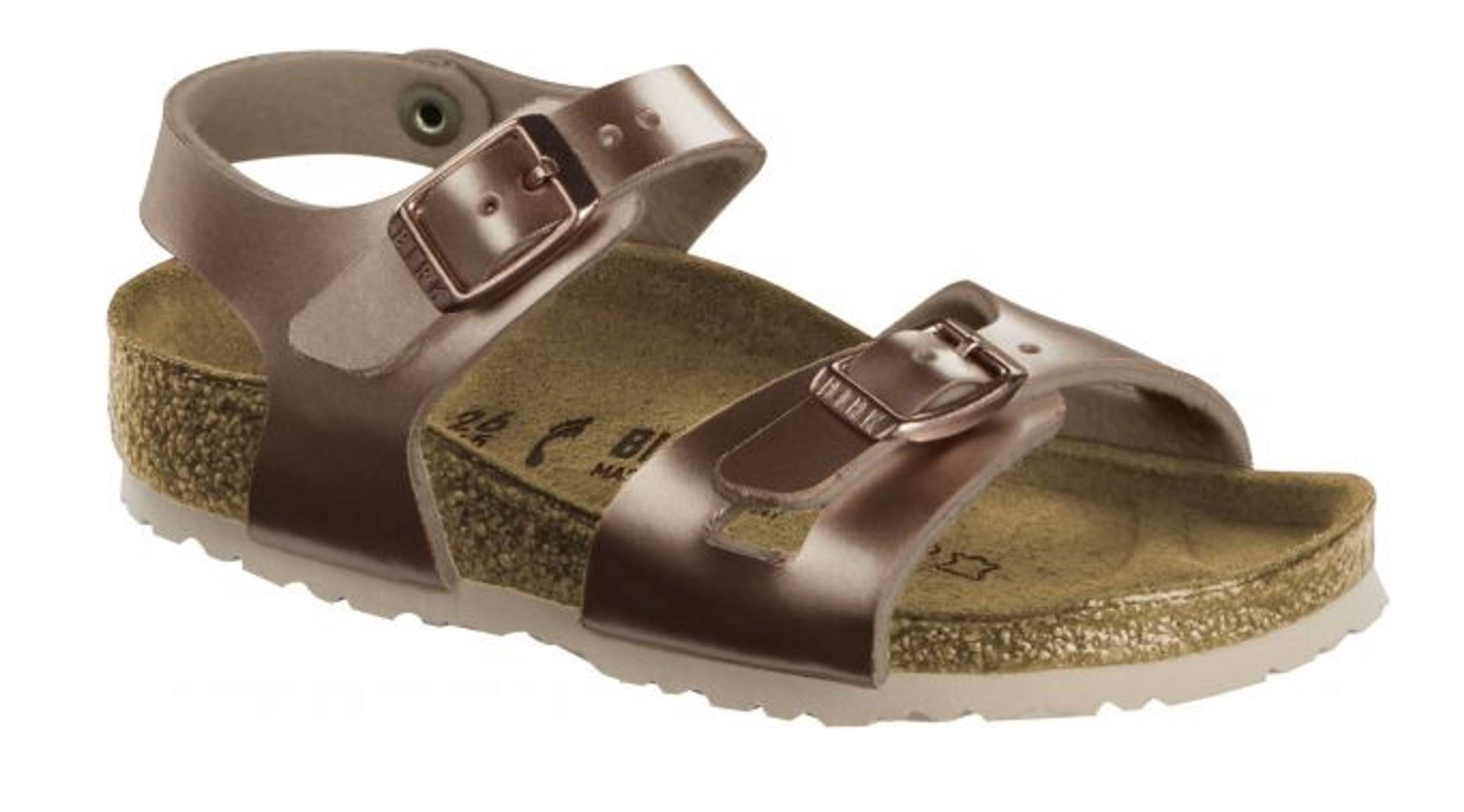 Birkenstock Rio Kids& Sandals - Metallic - Flat Sandals