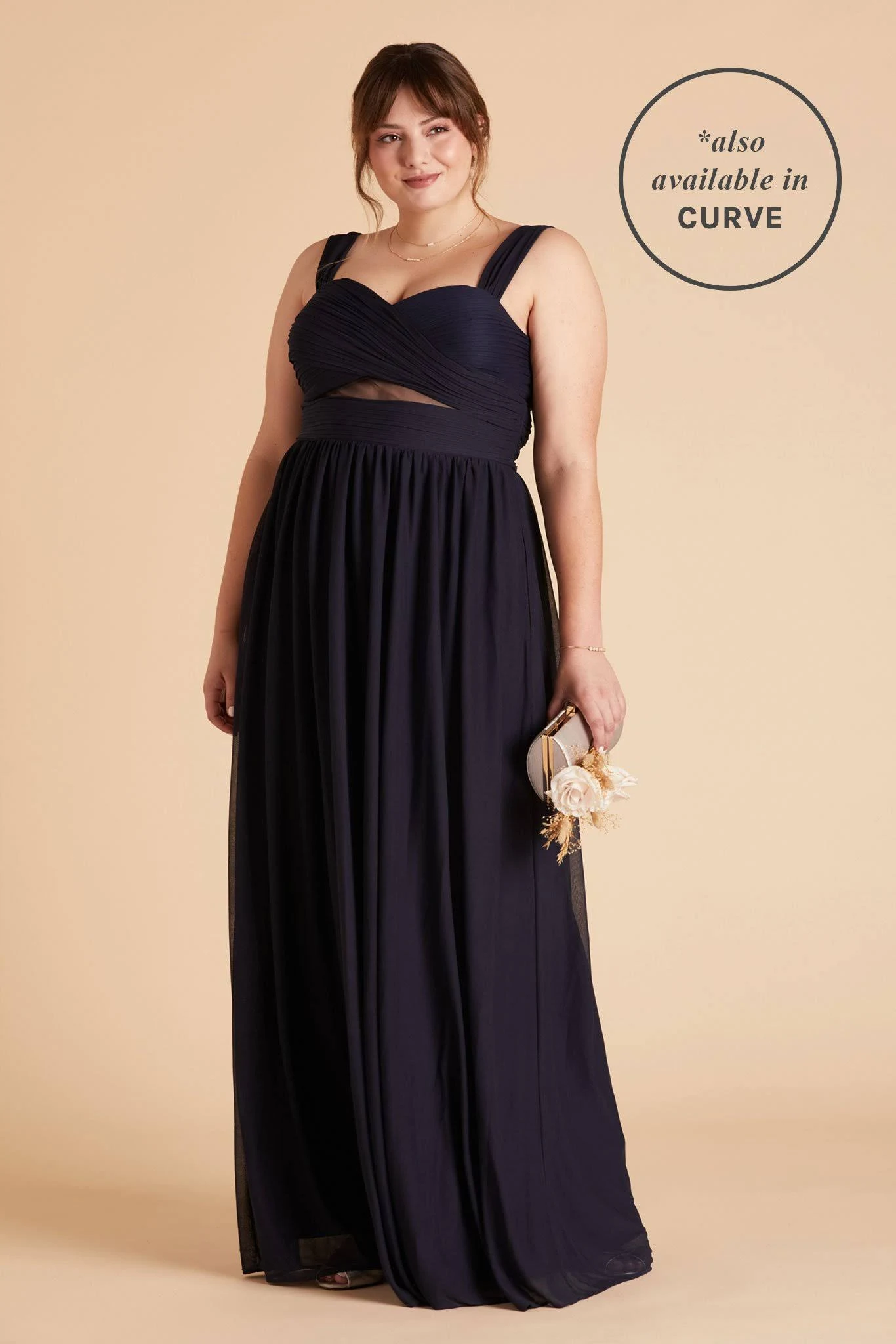 Birdy Grey Elsye Bridesmaid Dress in Navy XL / Navy