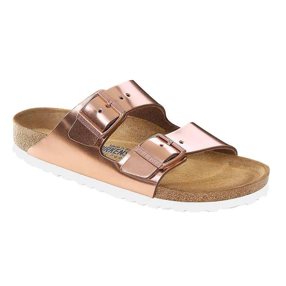 Birkenstock Arizona Soft Sandals Metallic Copper 36