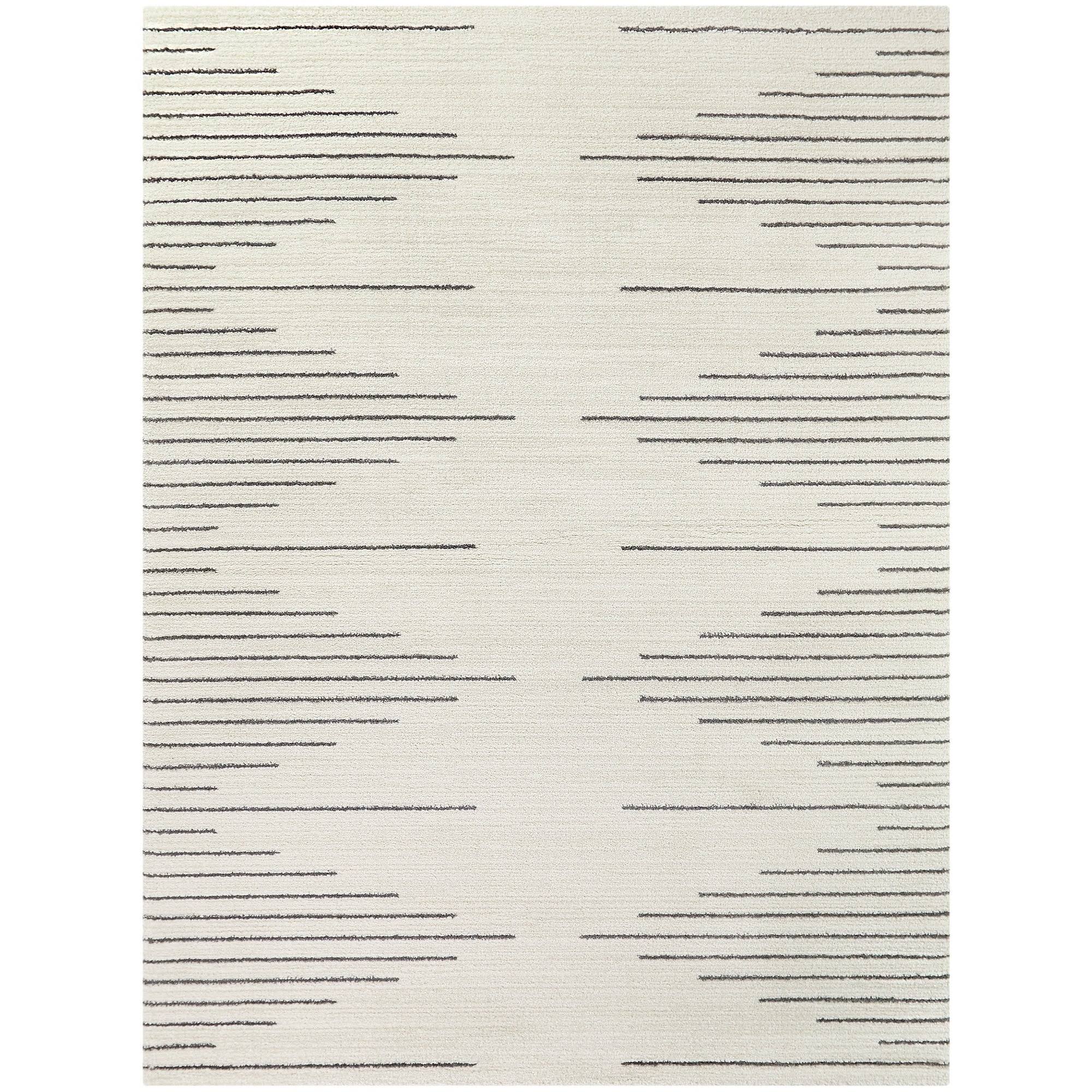 Chatham Modern Stripe Area Rug - 2&7x22 x 7& Runner - Grey