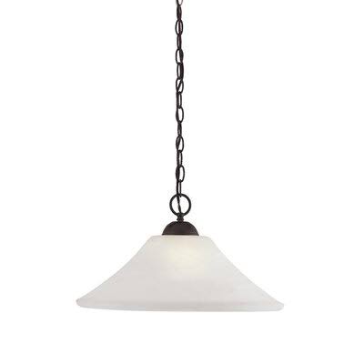 Adda 1 - Light Single Cone Pendant Fleur De Lis Living Finish: Painted Bronze
