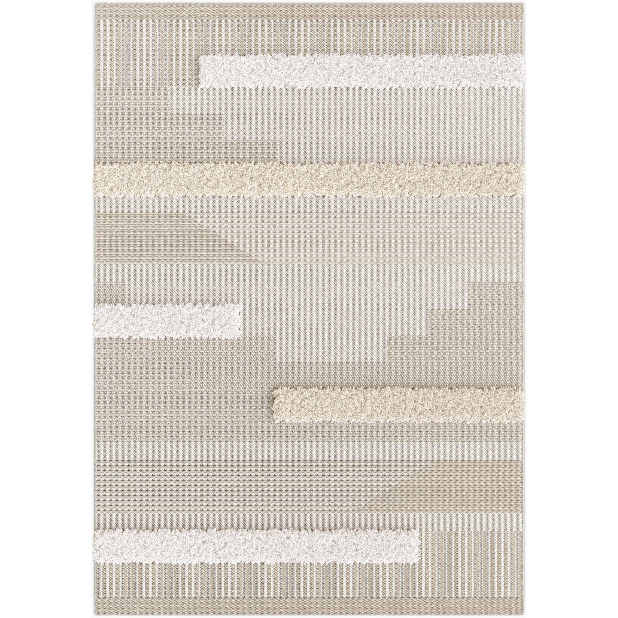 Tremo Contemporary Area Rug - 7&10x22 x 10& - Ivory