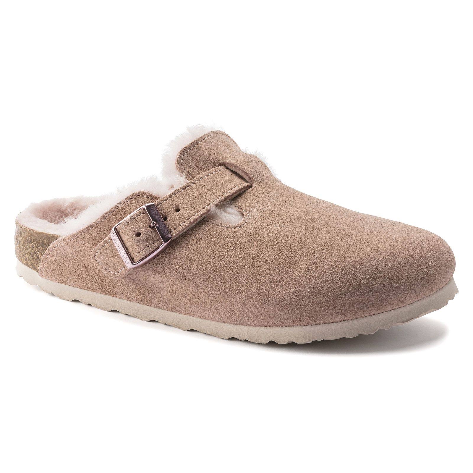 Birkenstock Boston Shearling Light Rose / 36 / Narrow