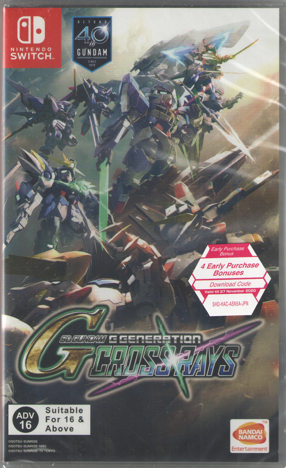 SD Gundam G Generation Cross Rays [Nintendo Switch]
