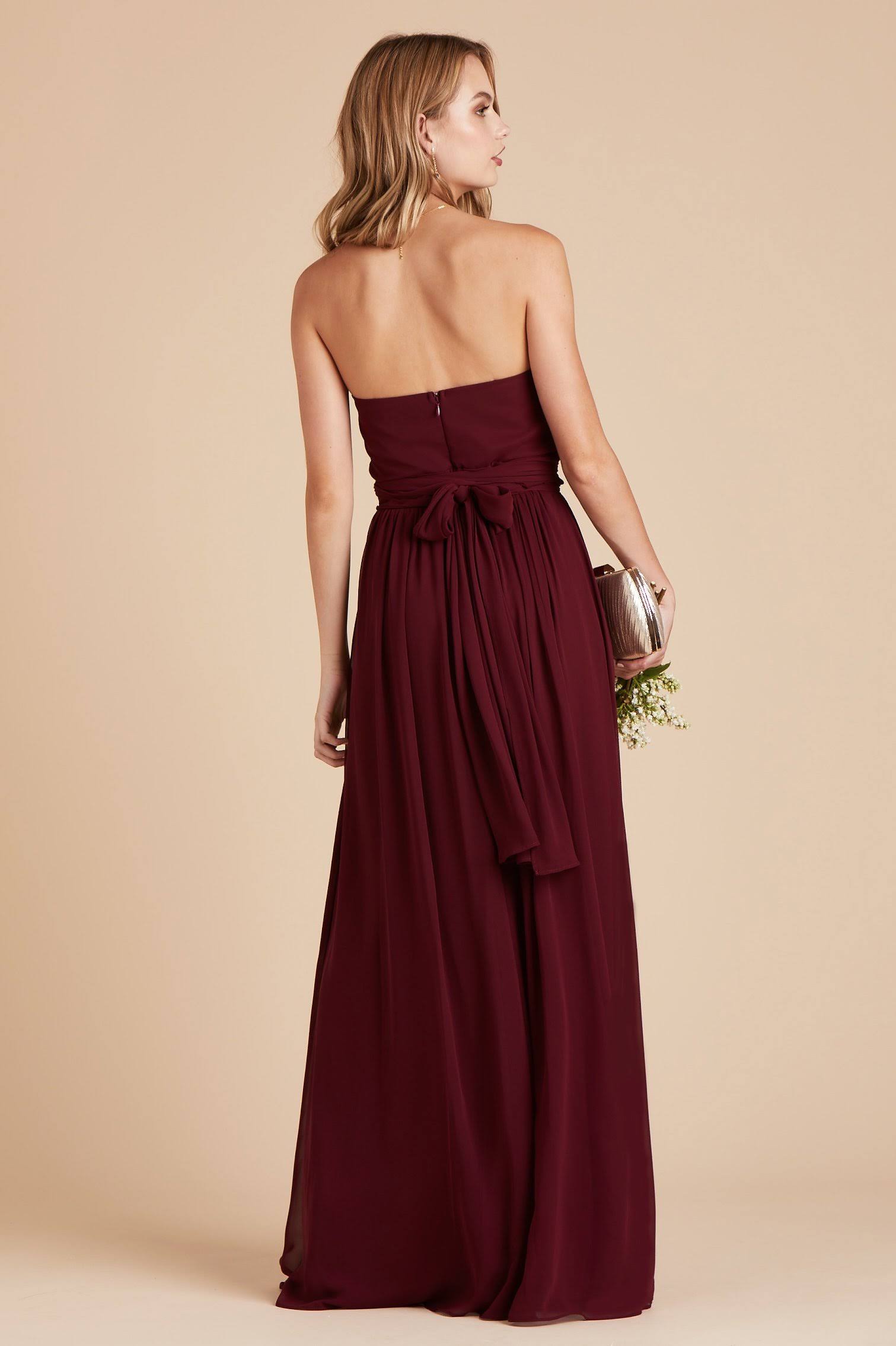 Birdy Grey Chicky Convertible Bridesmaid Dress in Cabernet S / Cabernet