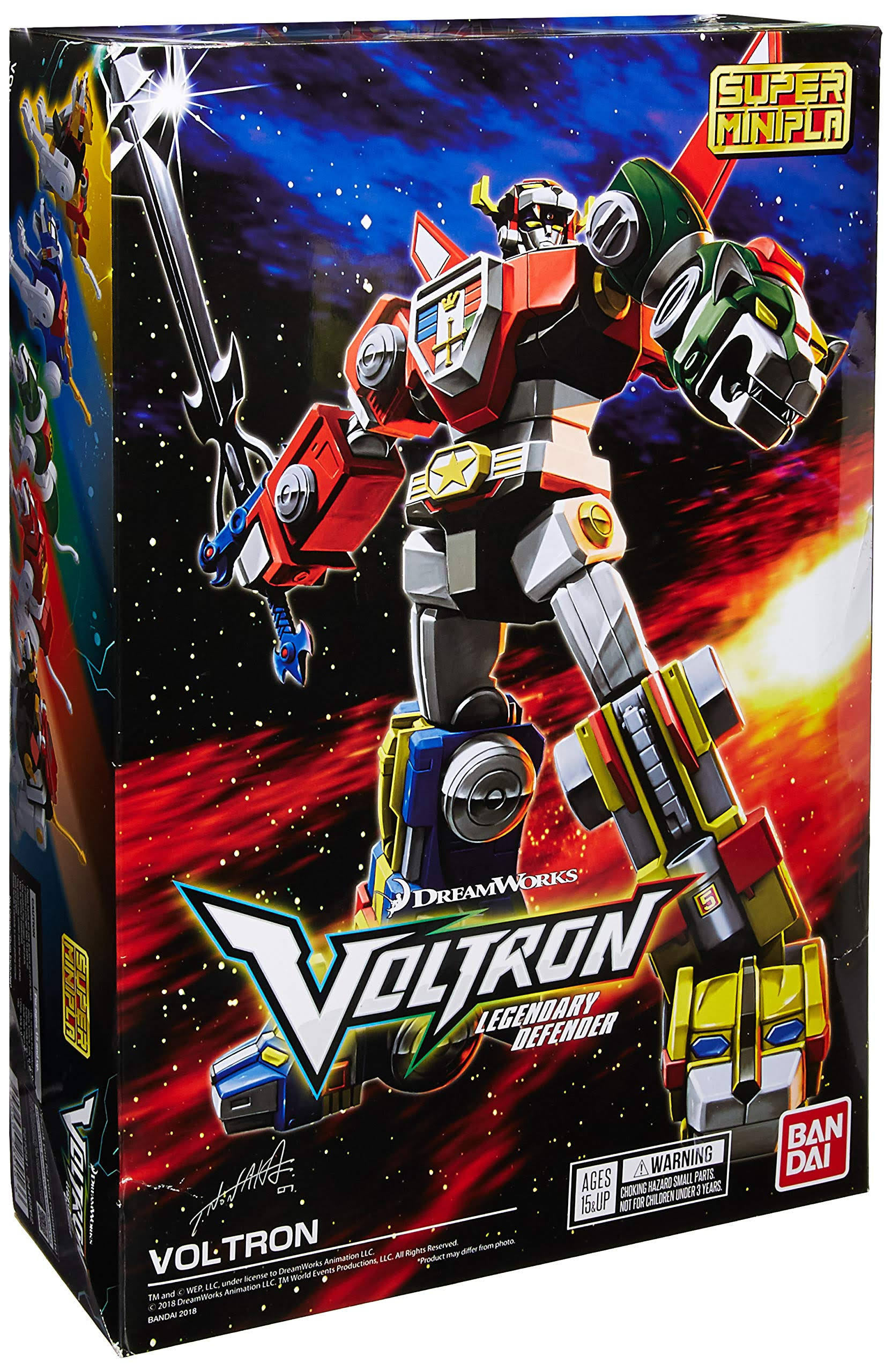 Bandai Shokugan Super Mini Pla Voltron Model Kit
