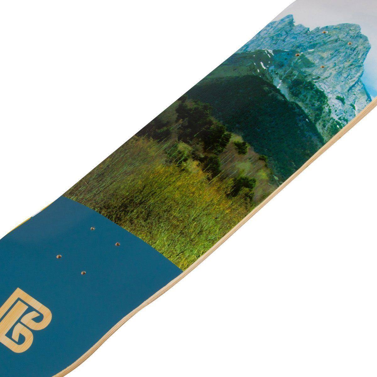 Bamboo Skateboards Mountain Graphic Skateboard Deck, Natural, 8.0x22 x 31.75x22