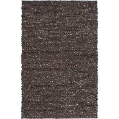 Jocelyn Handwoven Wool Dark Brown Area Rug
