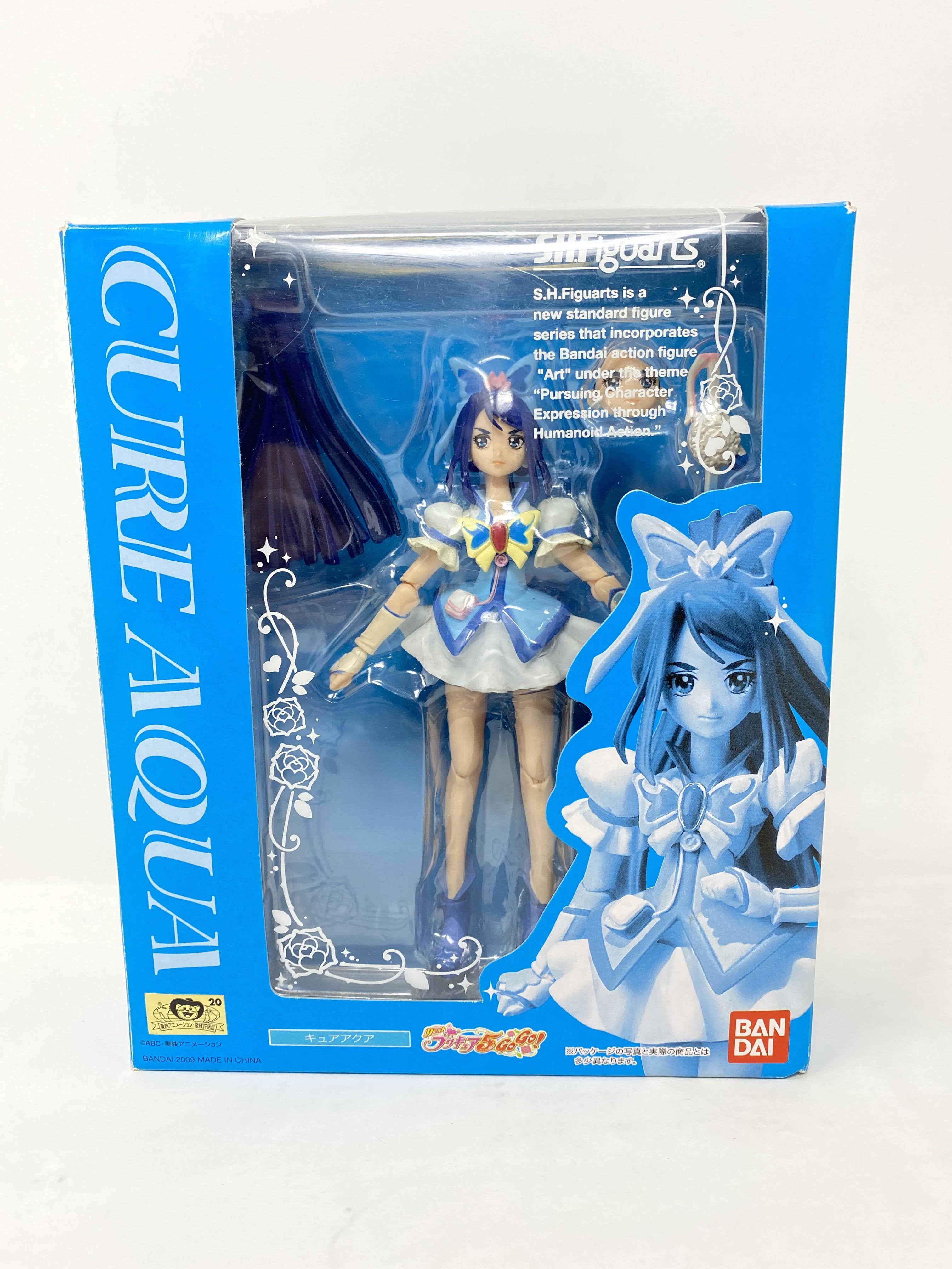 S.H.Figuarts Yes! Precure 5 Go Go Cure Aqua Action Figure Bandai from Japan