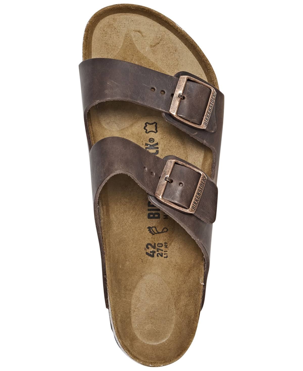 Birkenstock Arizona (45 Habana Oiled Leather)