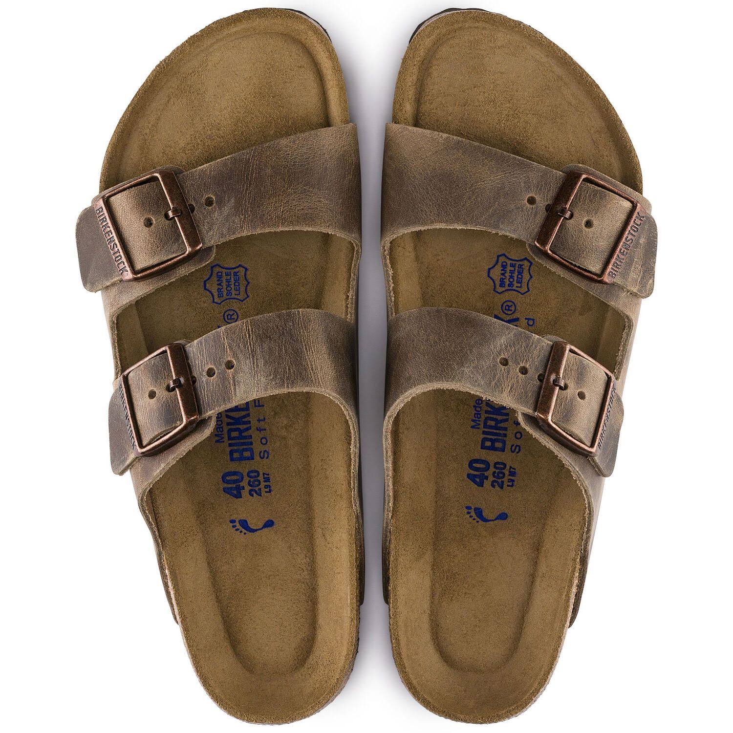 Birkenstock Arizona Soft Footbed (39 Tobacco Oiled Leather)