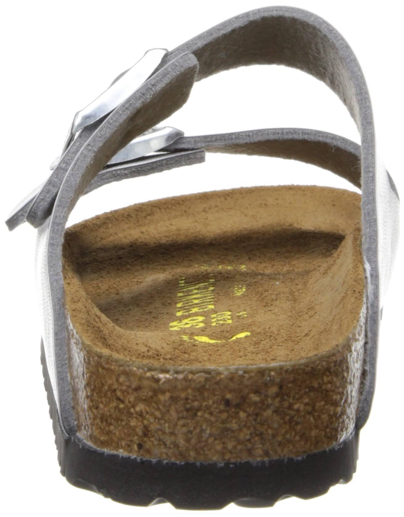 Birkenstock Arizona Soft Footbed Women's Silver Sandal Euro 37 US 6 - 6.5 N