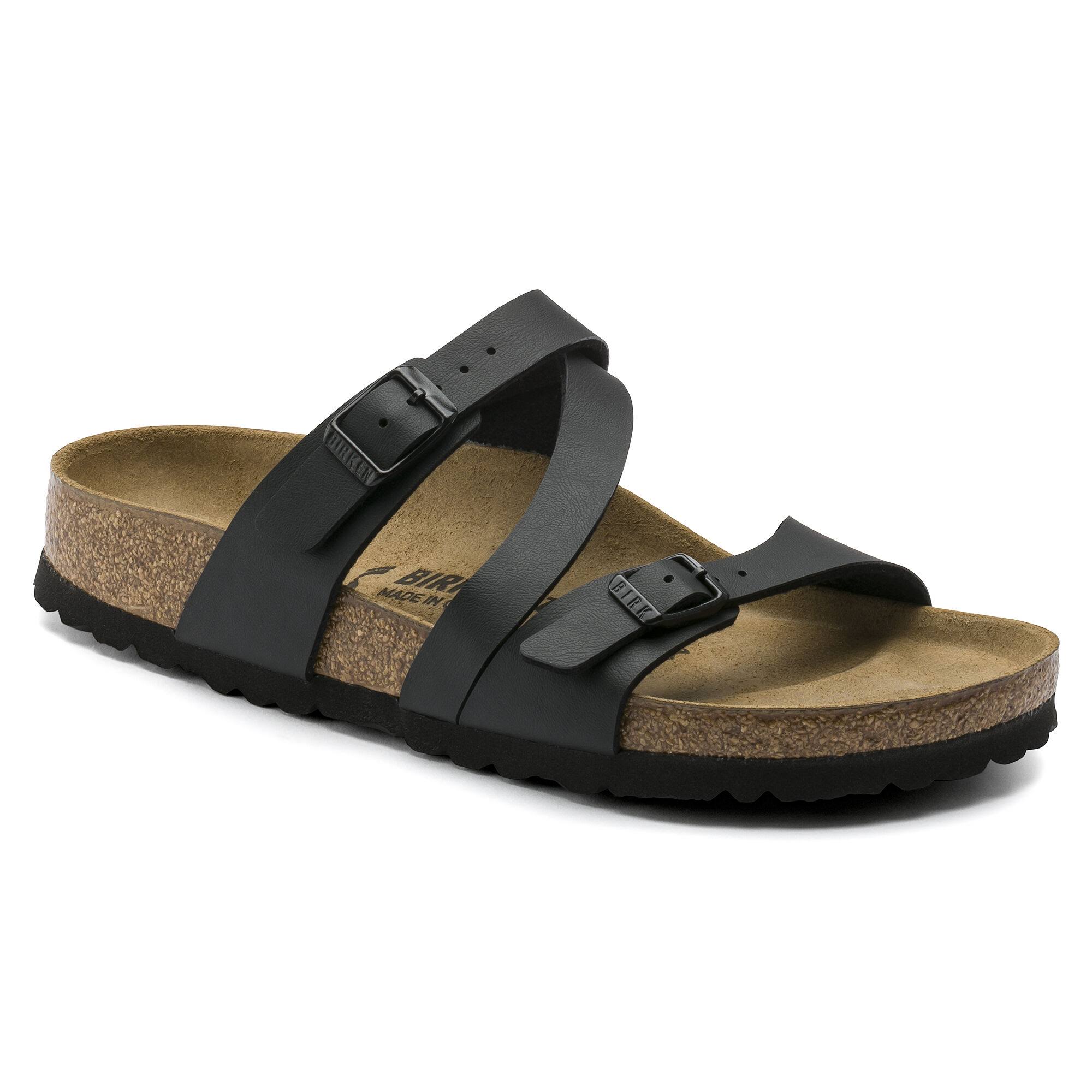 Birkenstock Salina Birko Flor Regular Sandals - Black