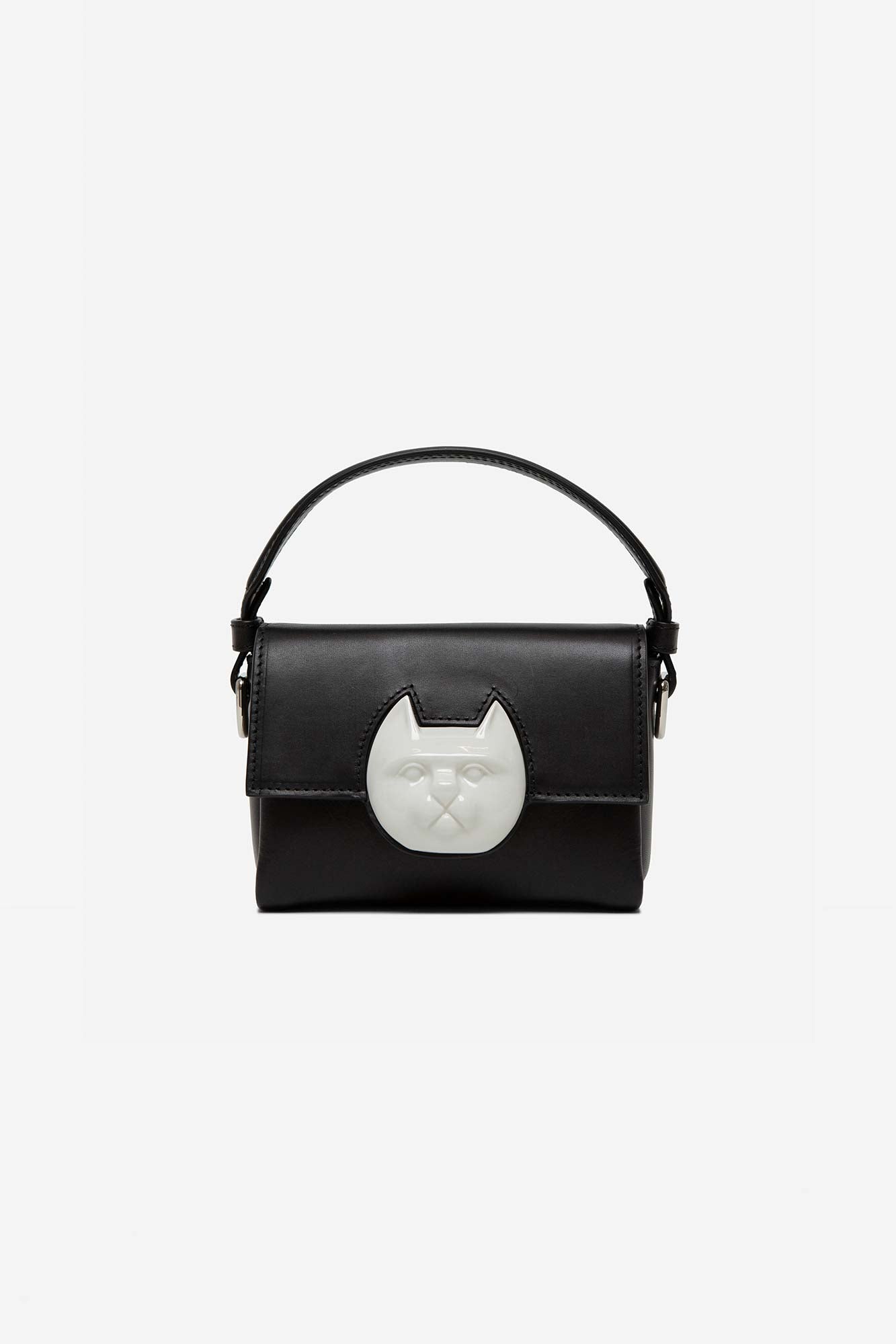FLAP MINI CAT HEAD BAG BLACK