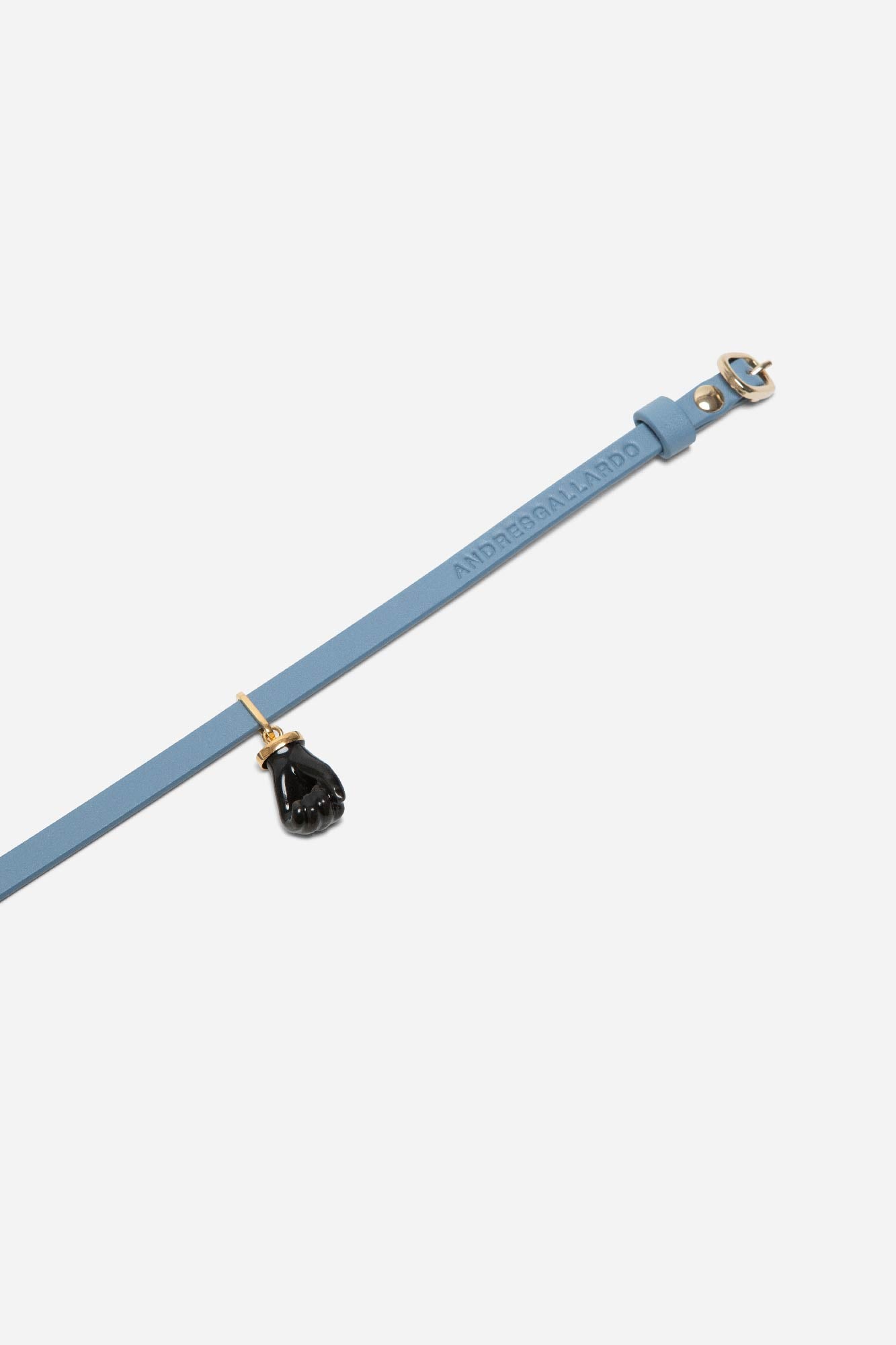 FIST LEATHER CHOKER BLACK