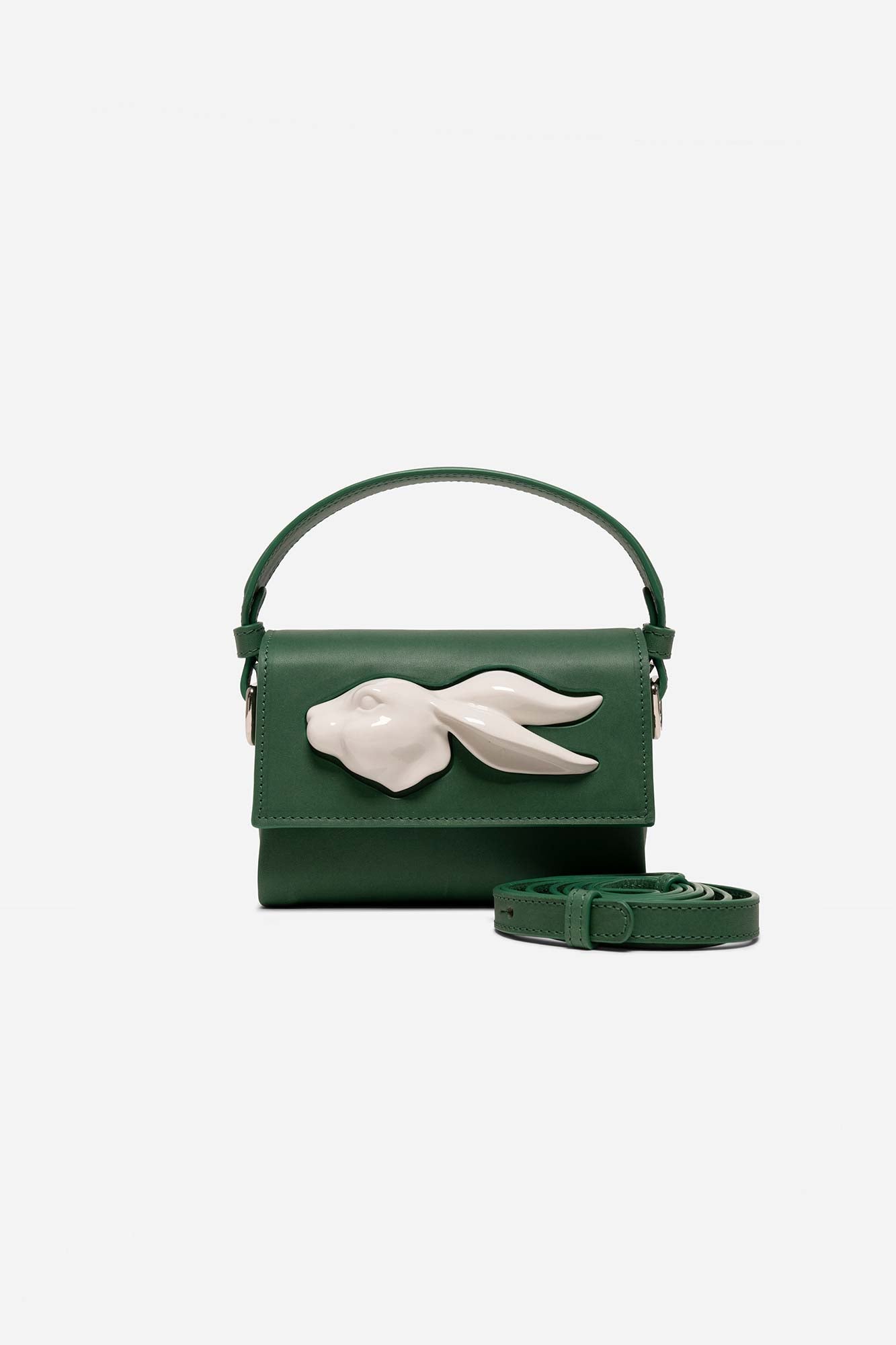 FLAP MINI RABBIT HEAD BAG FOREST
