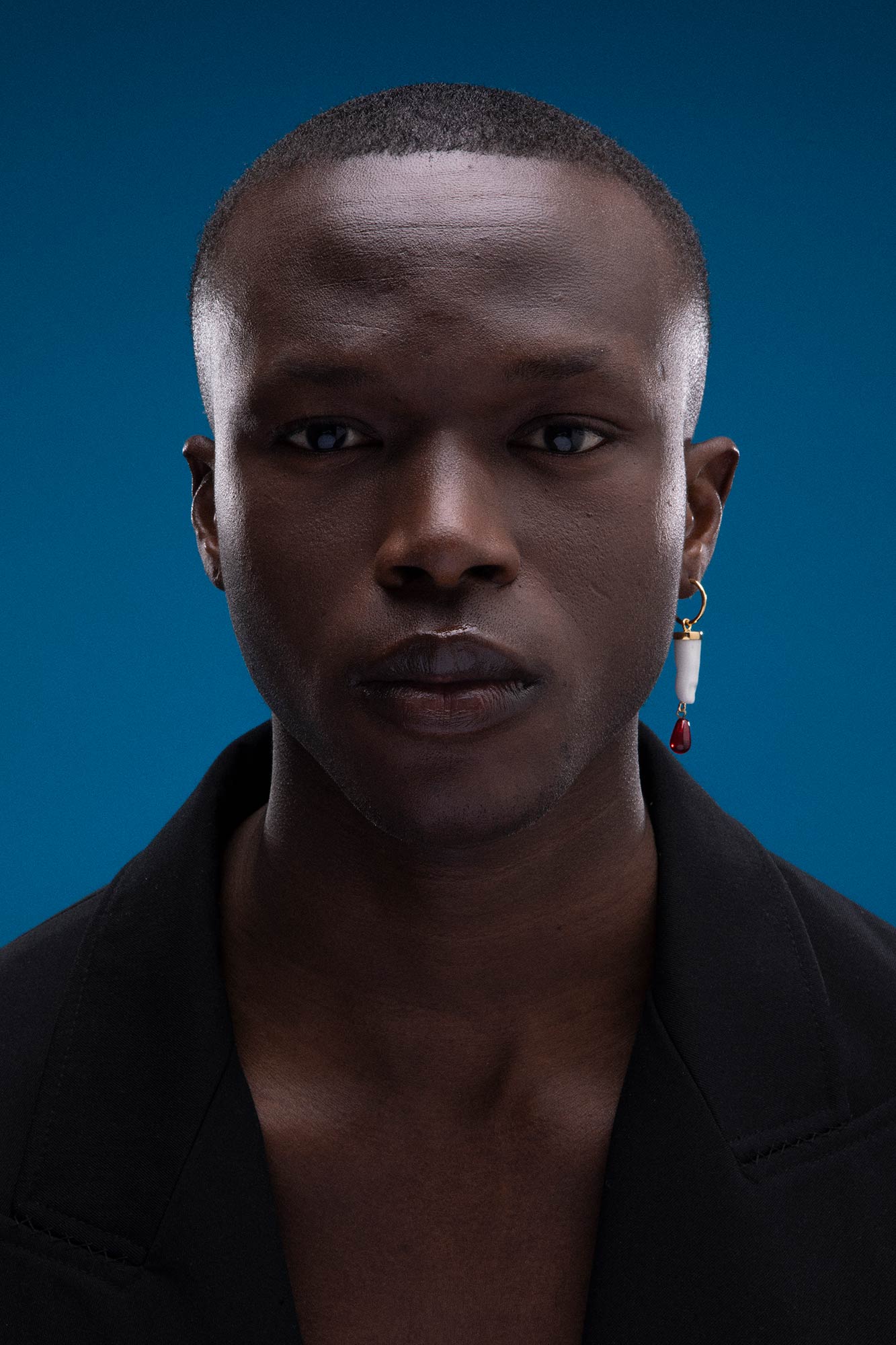 BLOOD DROP SING EARRING