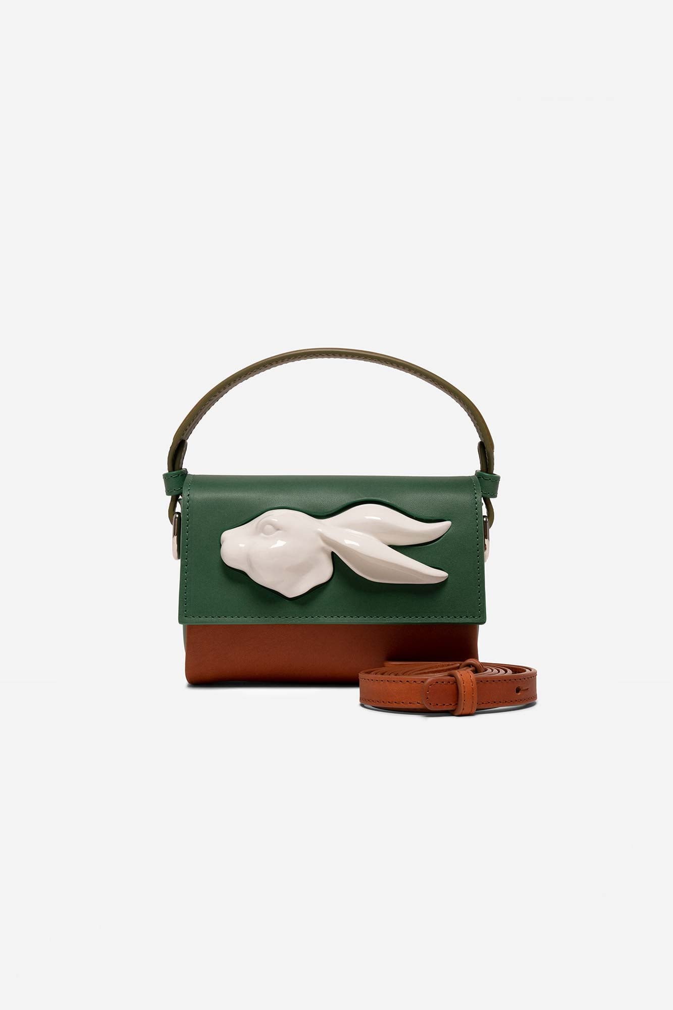FLAP MINI RABBIT HEAD BAG MULTI FOREST