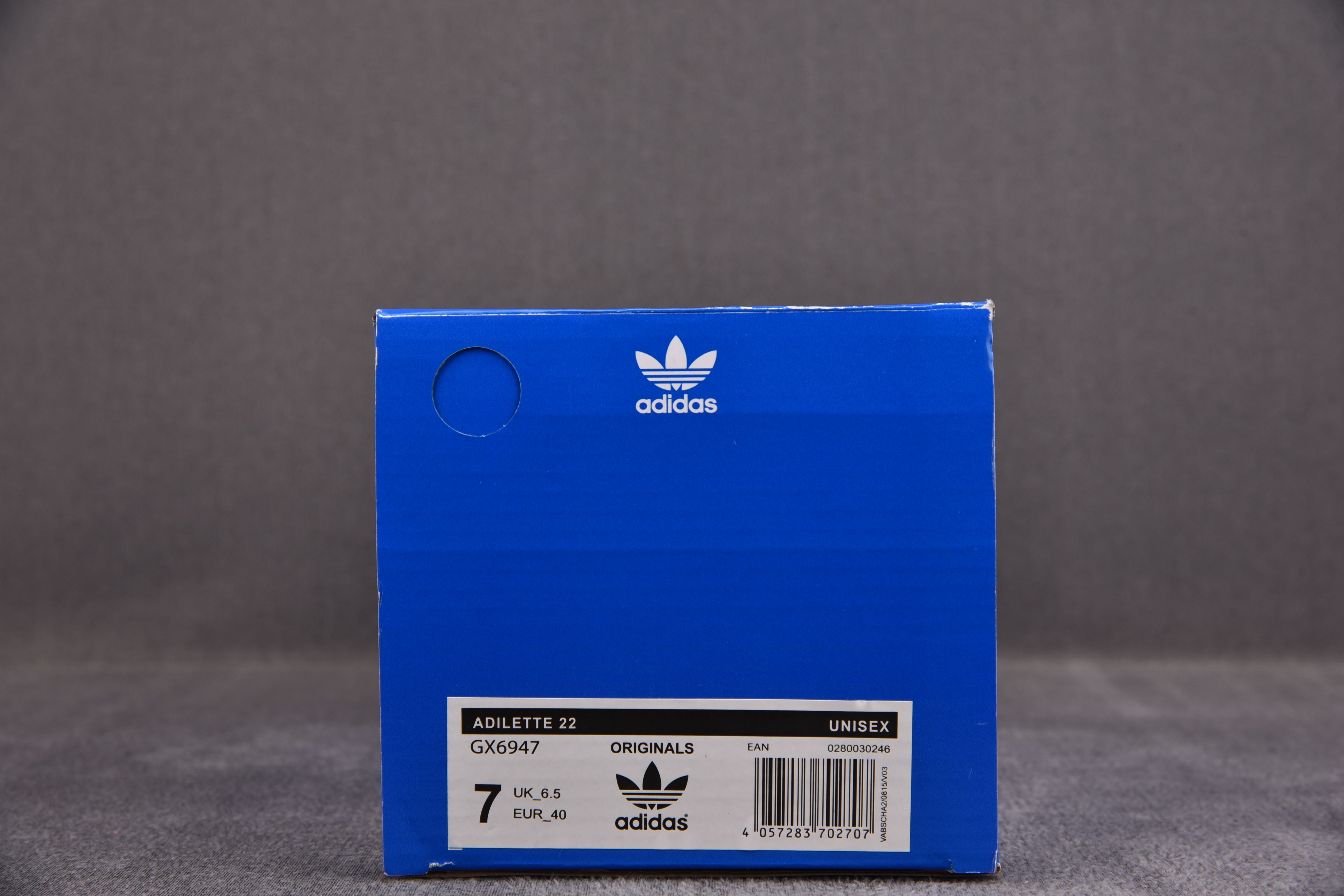 adidas Adilette 22 Slides Black Grey