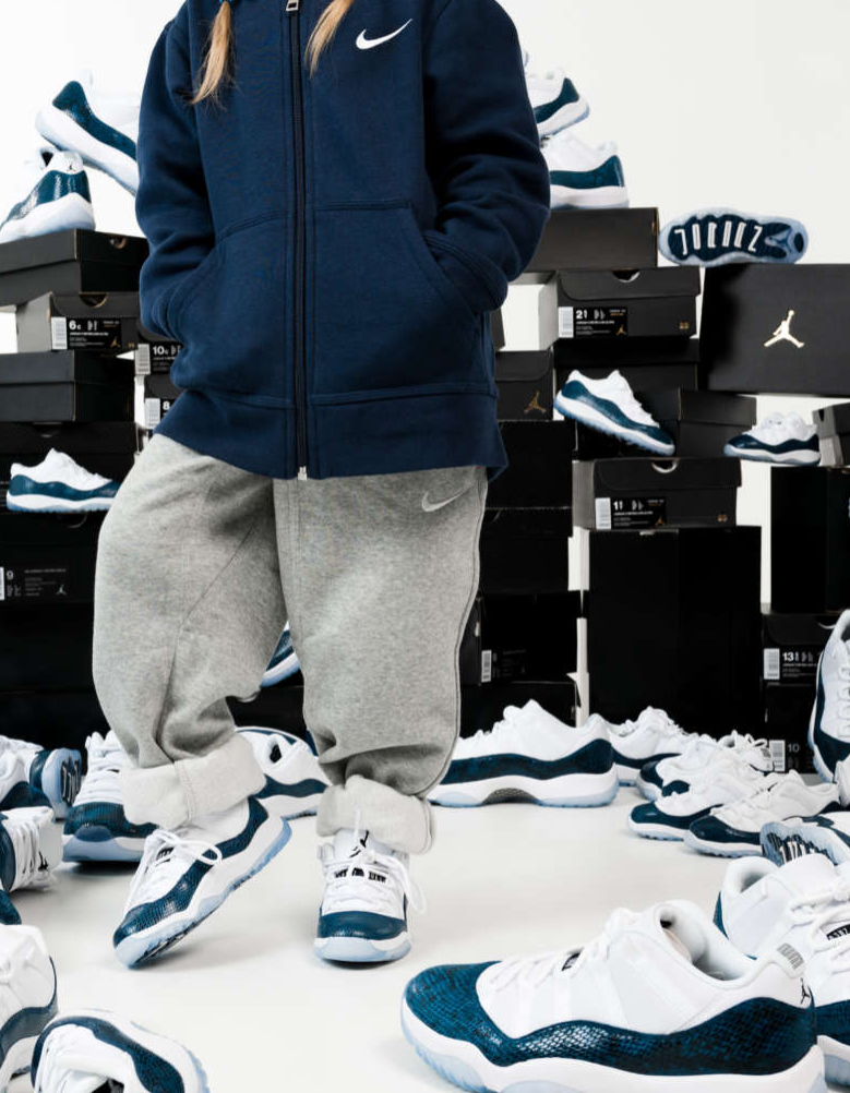 Jordan 11 Retro Low LE Blue Snakeskin