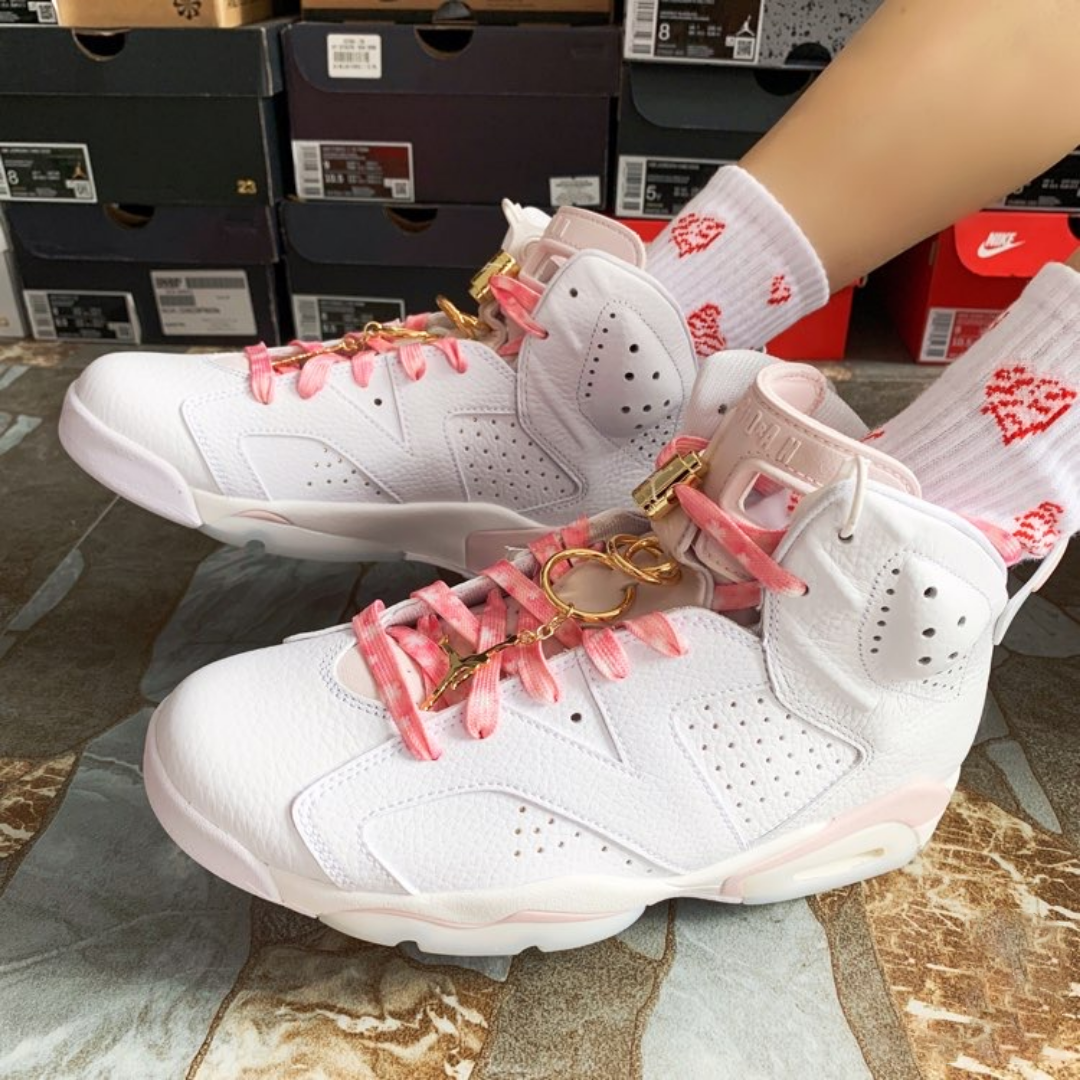 Jordan 6 Retro Gold Hoops (Women Size!!）