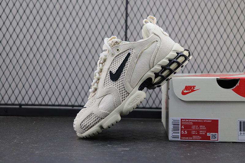 Nike Air Zoom Spiridon Cage 2 Stussy Fossil