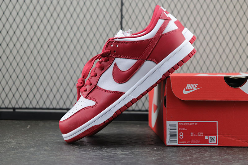 【Clearance】Nike Dunk Low University Red 2020（US7）