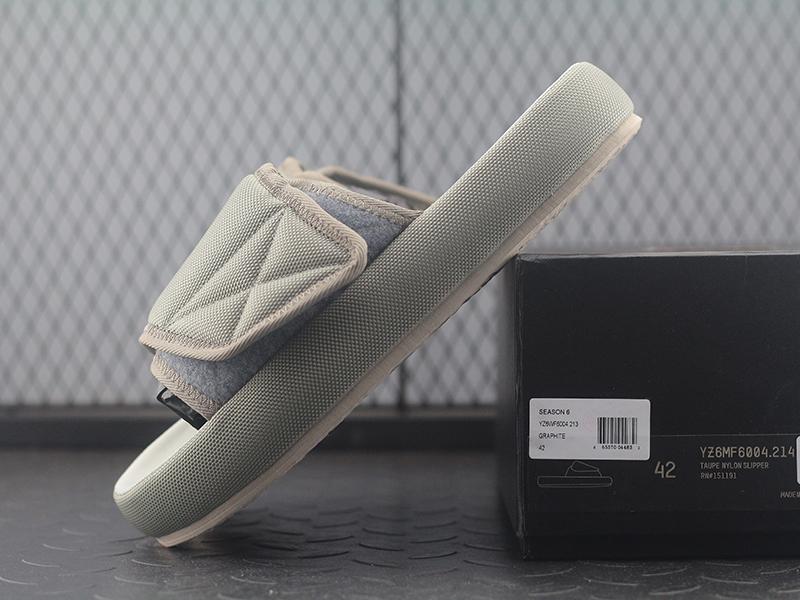 Yeezy Supply Nylon Slipper Taupe