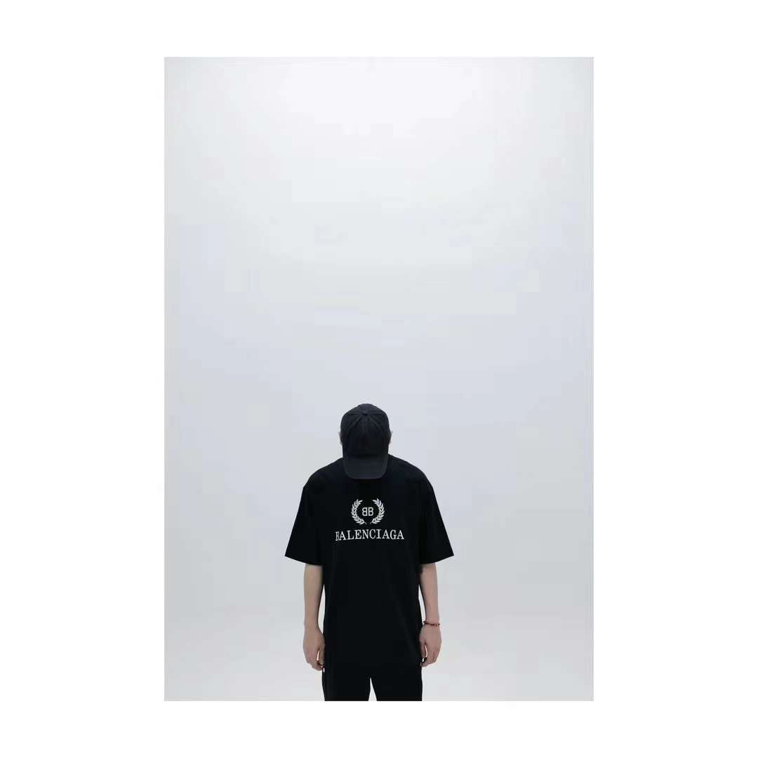 BB Balenciaga logo print T-Shirt Black 5.16
