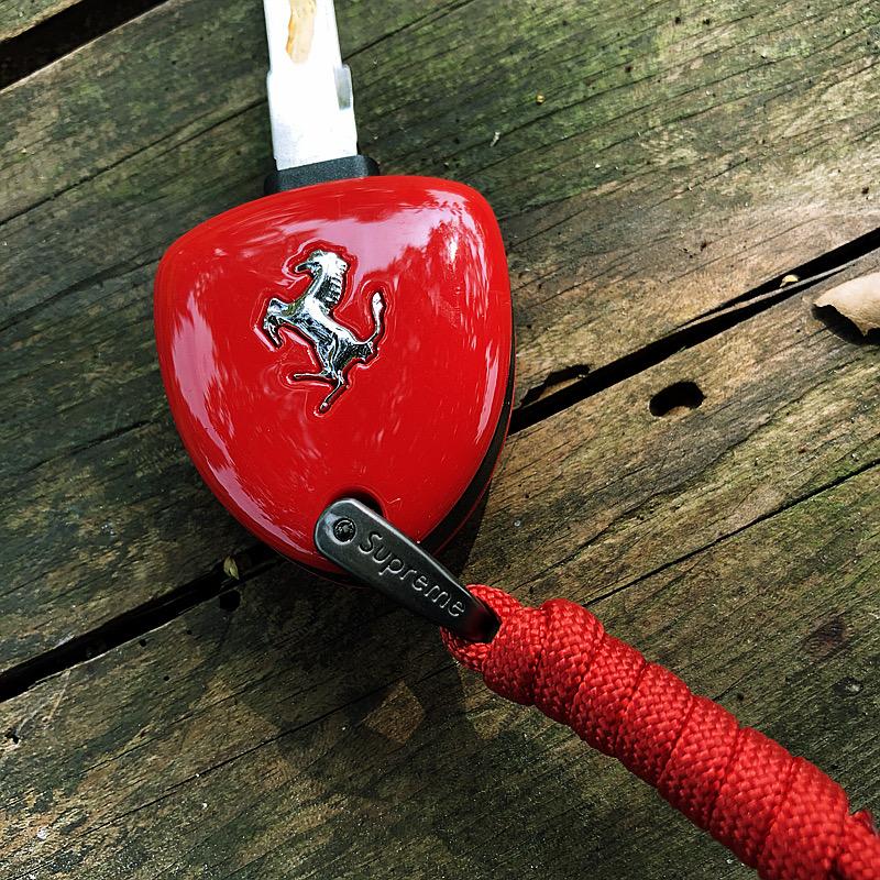 Supxxx Knit Keychain Red