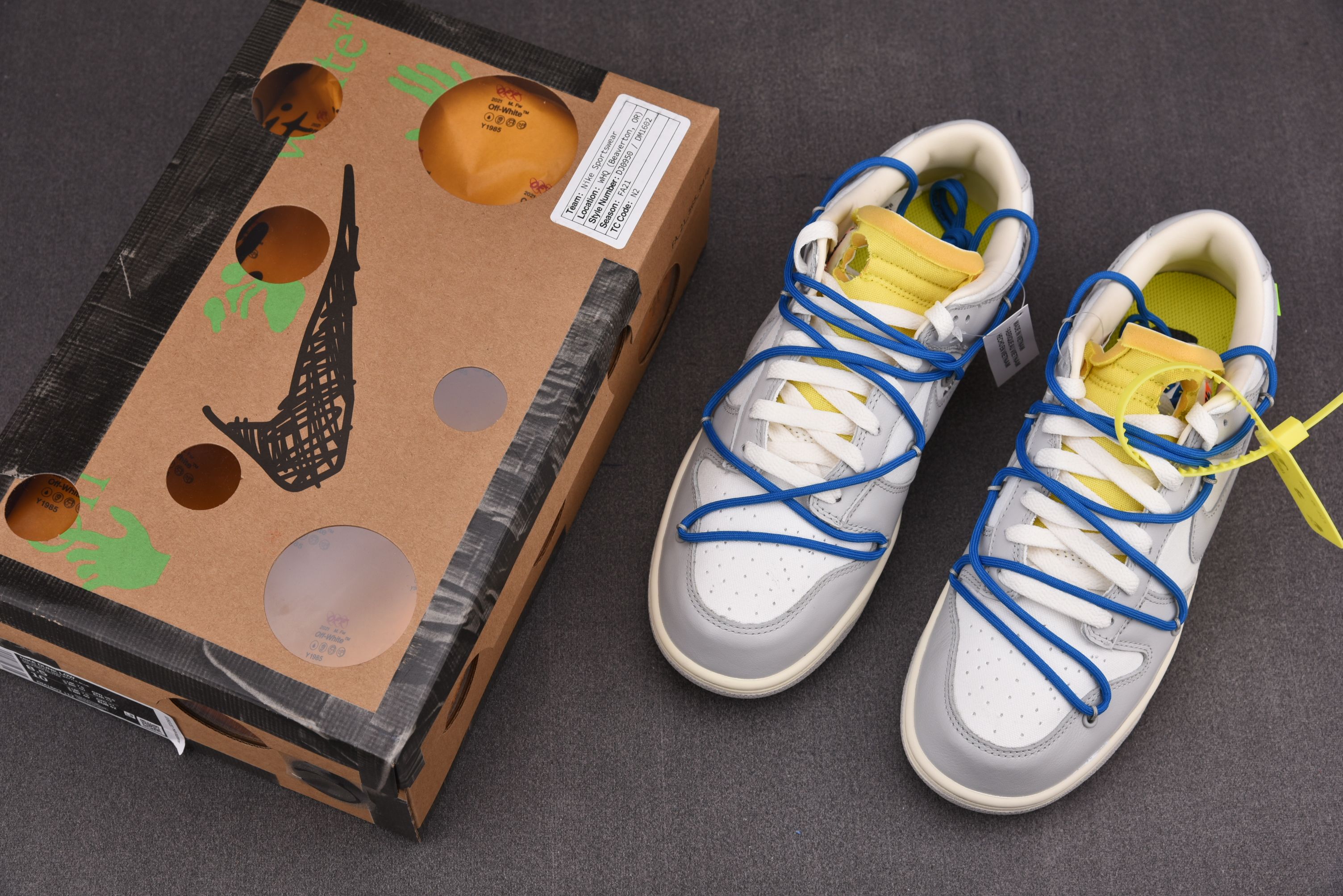 Nike Dunk Low Off-White Lot 10