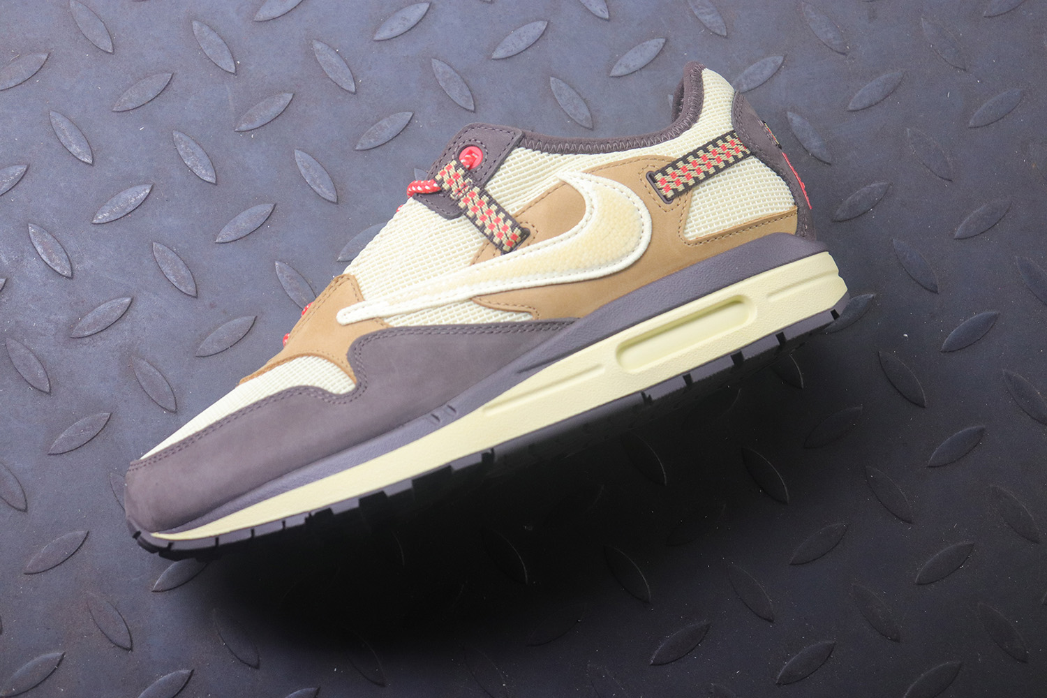 【Clearance】 Nike Air Max 1 Travis Scott Cactus Jack Baroque Brown（US9）