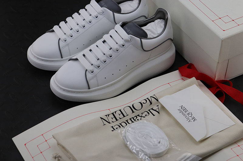MCQ Sole Sneakers White Grey Line