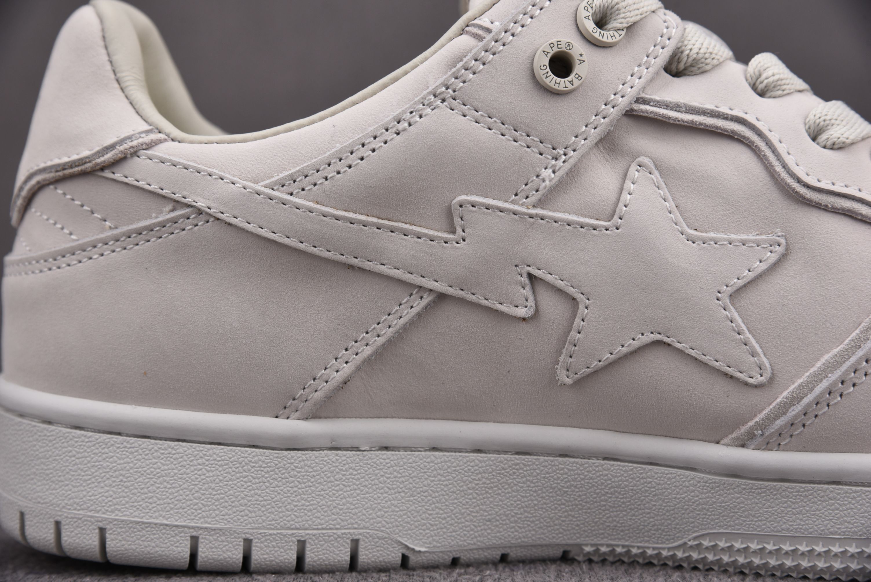 A Bathing Ape Bape SK8 Sta Triple White