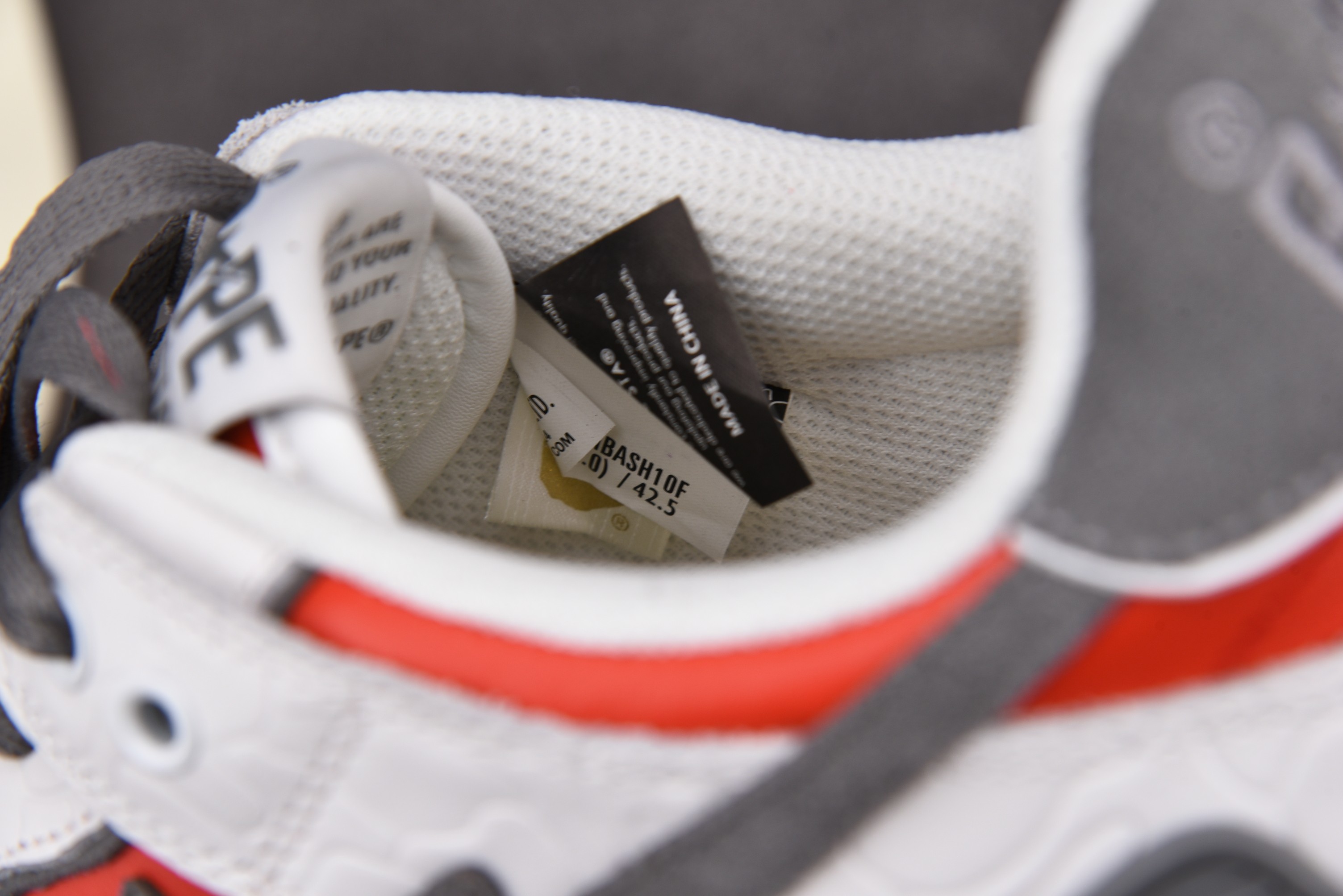 A Bathing Ape Bape SK8 Sta White Red