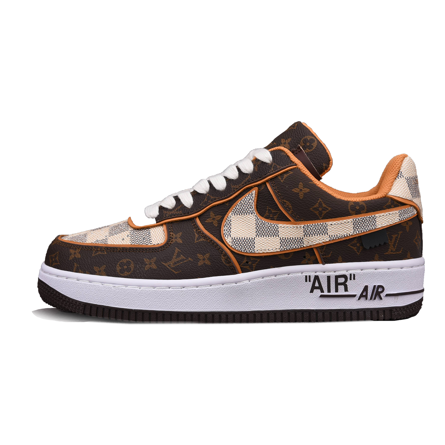 Nike Air Force 1 Low Louis Vuitton Monogram Brown Damier Azur 2 (Be careful about the size!!)
