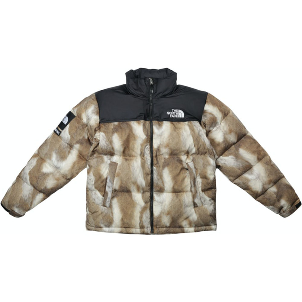 Supreme The North Face Fur Print Nuptse