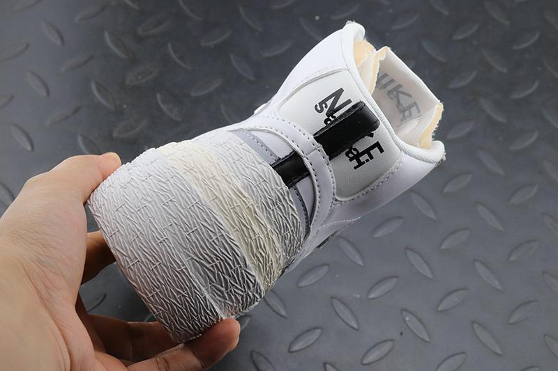 Nike Blazer High Sacai White Grey