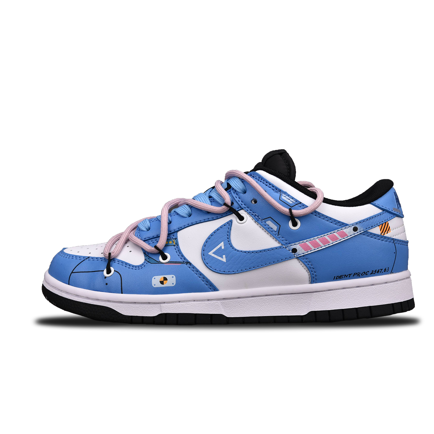 Nike Dunk Low Panda Punk North Carolina Blue (Custom Sneaker)