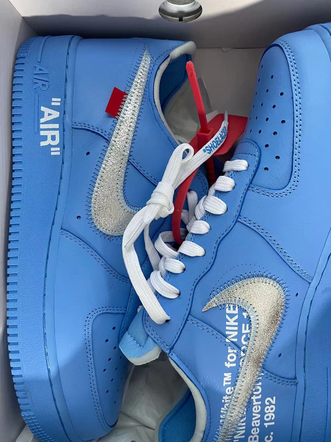【Clearance】Air Force 1 Low Off-White MCA University Blue（US10.5）
