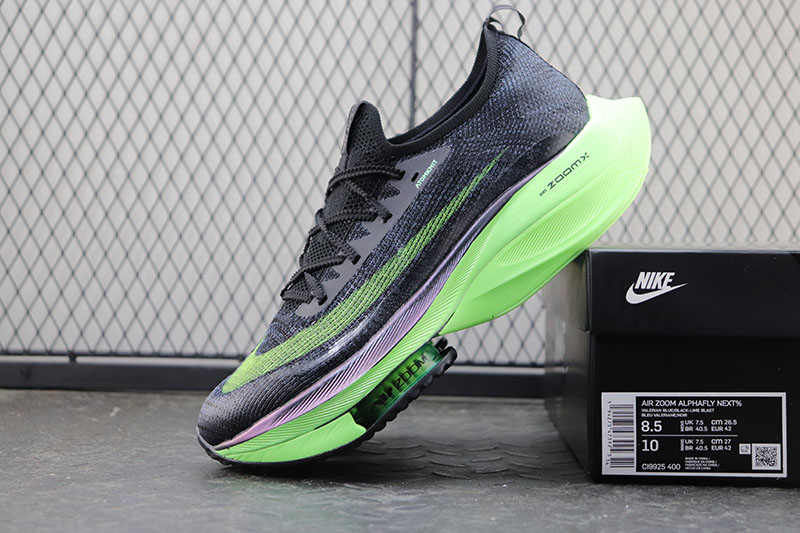 Nike Air Zoom Alphafly Next% Black Electric Green