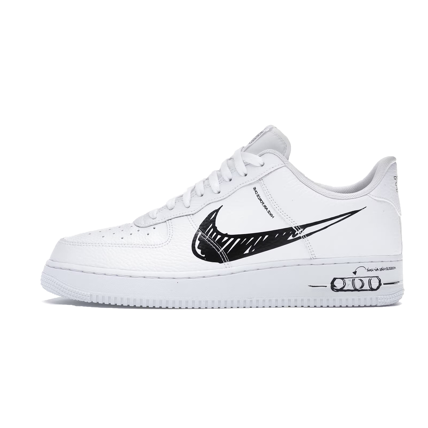 Nike Air Force 1 Low Sketch White Black