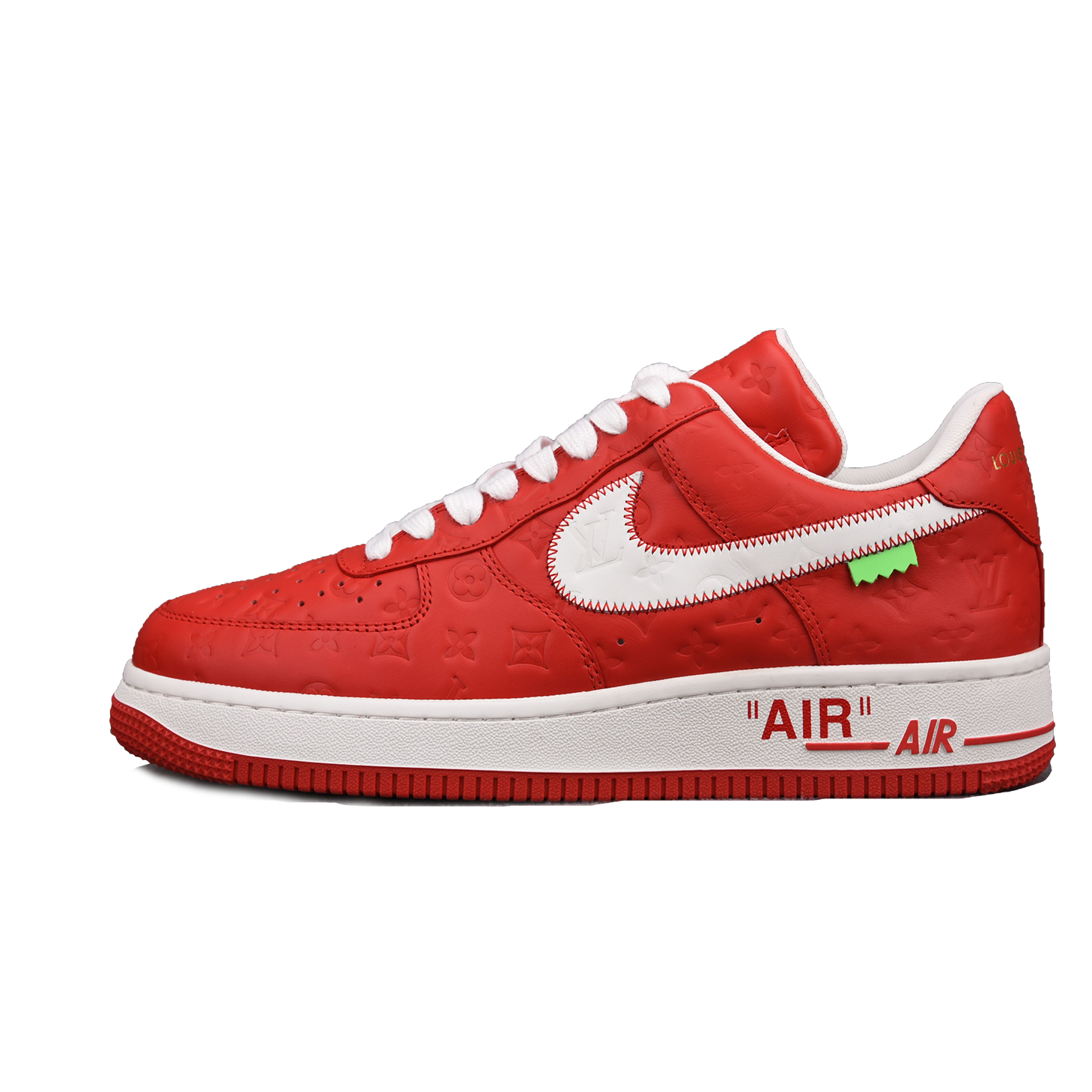 Nike Air Force 1 Low Louis Vuitton University Red (Be careful about the size!!)