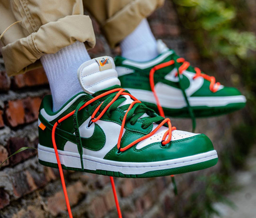 Nike Dunk Low Off White Pine Green